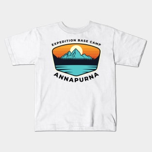 Annapurna mount Everest Katmandu Shop - Nepal Katmandu Travel Kids T-Shirt